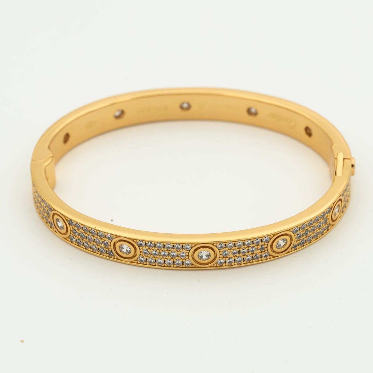 [Royal Top]LOVE BRACELET 6.1MM DIAMOND-PAVED 10 BIG DIAMONDS