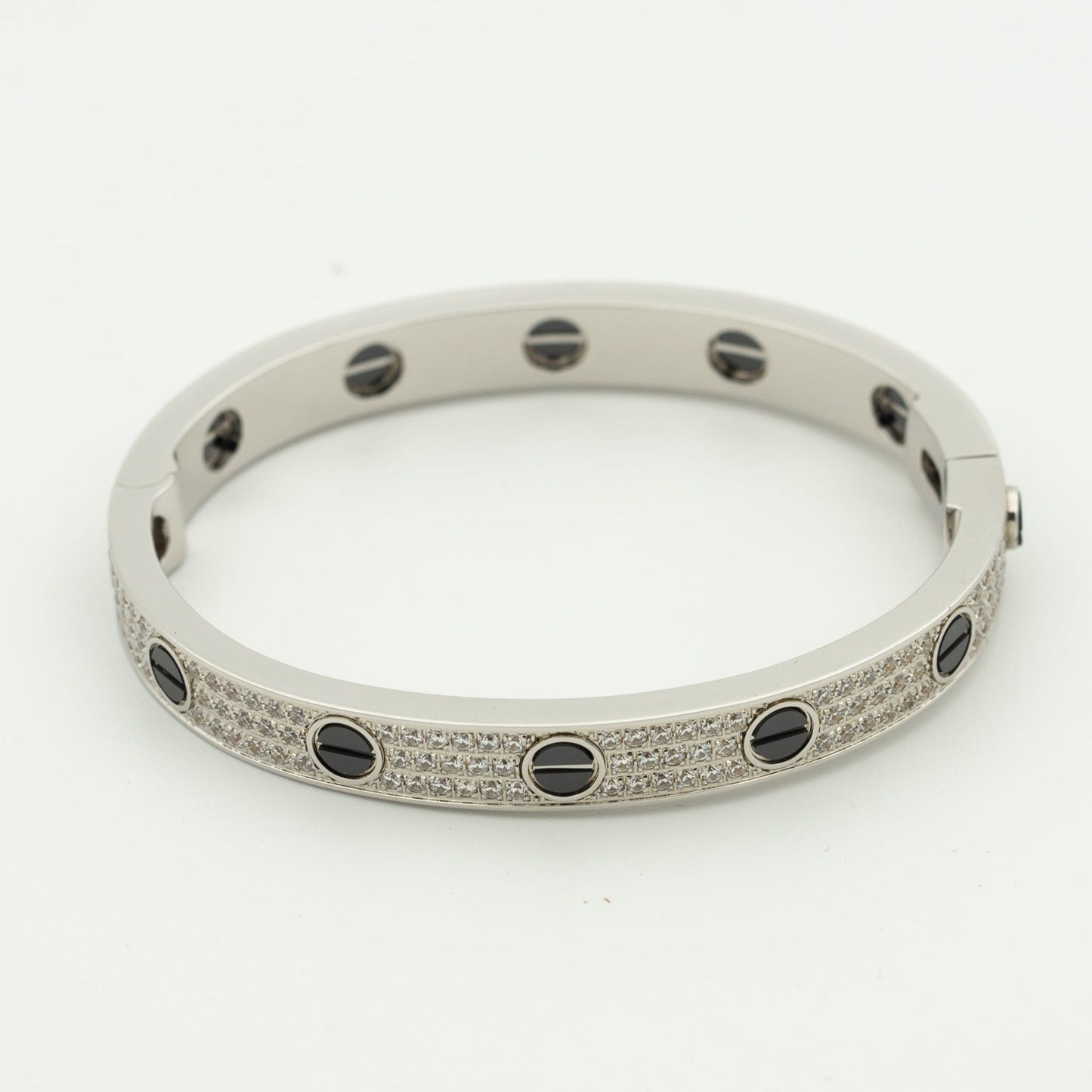 [Royal Top]LOVE BRACELET 6.1MM DIAMOND-PAVED CERAMIC