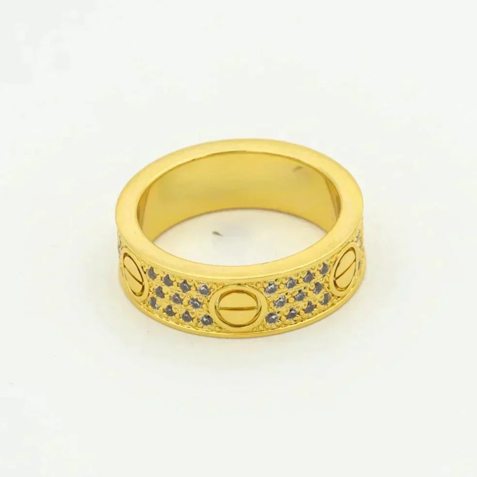 [Royal Top]LOVE RING 5.5MM DIAMONDS PAVED