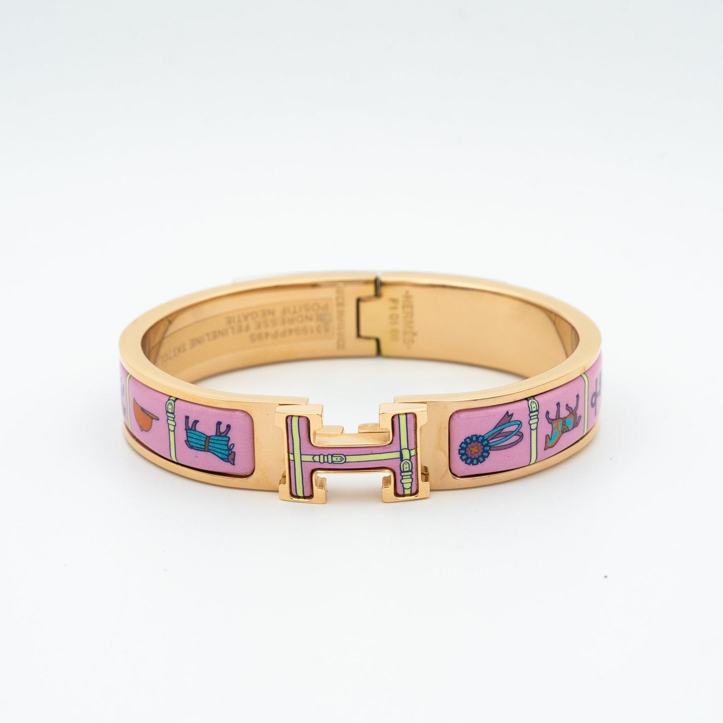 [Royal Top]H PINK GOLD BRACELET PINK CERAMIC