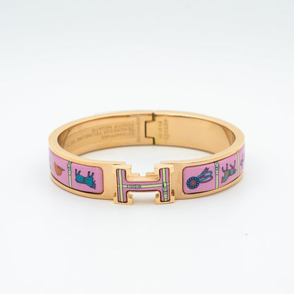 [Royal Top]H PINK GOLD BRACELET PINK CERAMIC