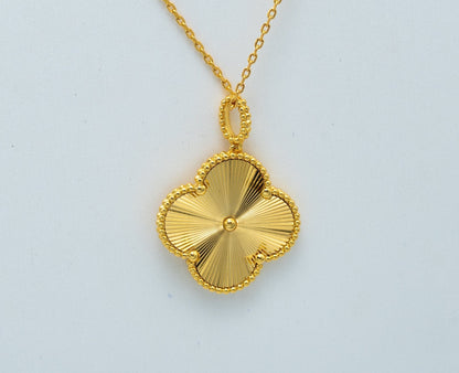 [Royal Top]CLOVER 25MM PEDANT NECKLACE GOLD