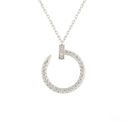 [Royal Top]JUSTE NECKLACE SILVER DIAMONDS