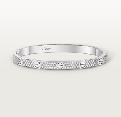 [Royal Top]NEW-LOVE-4.8MM-Width Diamond-Studded Bracelet