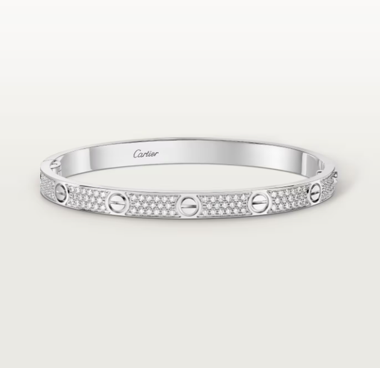 [Royal Top]NEW-LOVE-4.8MM-Width Diamond-Studded Bracelet