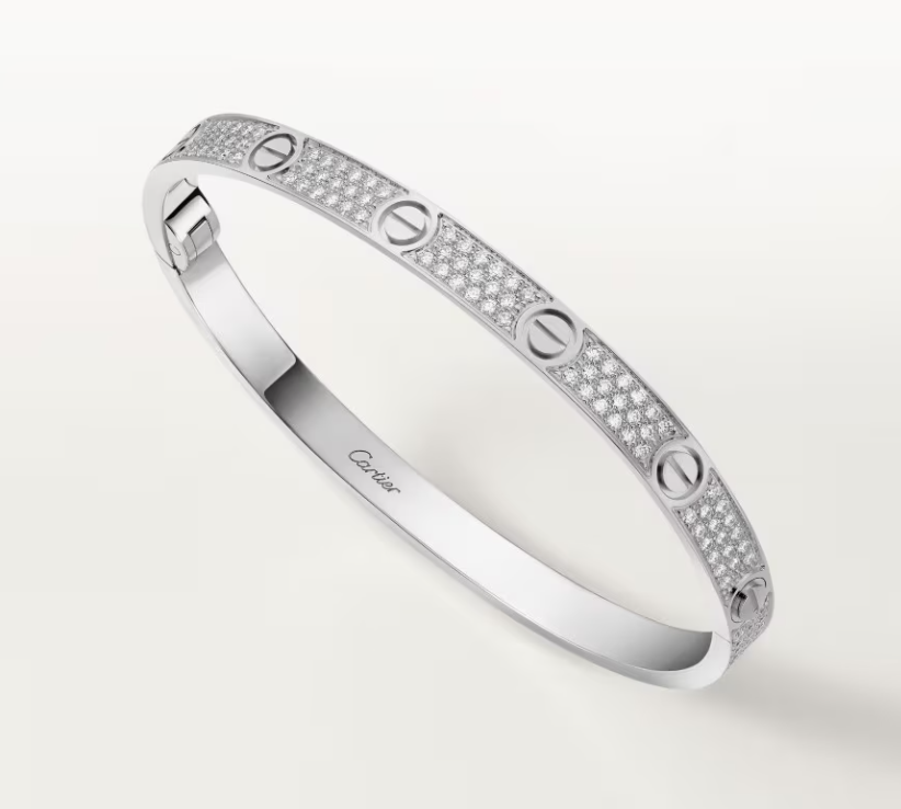 [Royal Top]NEW-LOVE-4.8MM-Width Diamond-Studded Bracelet