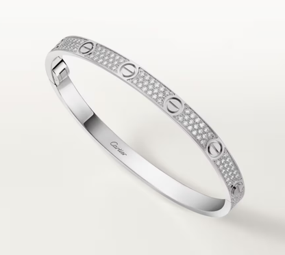 [Royal Top]NEW-LOVE-4.8MM-Width Diamond-Studded Bracelet