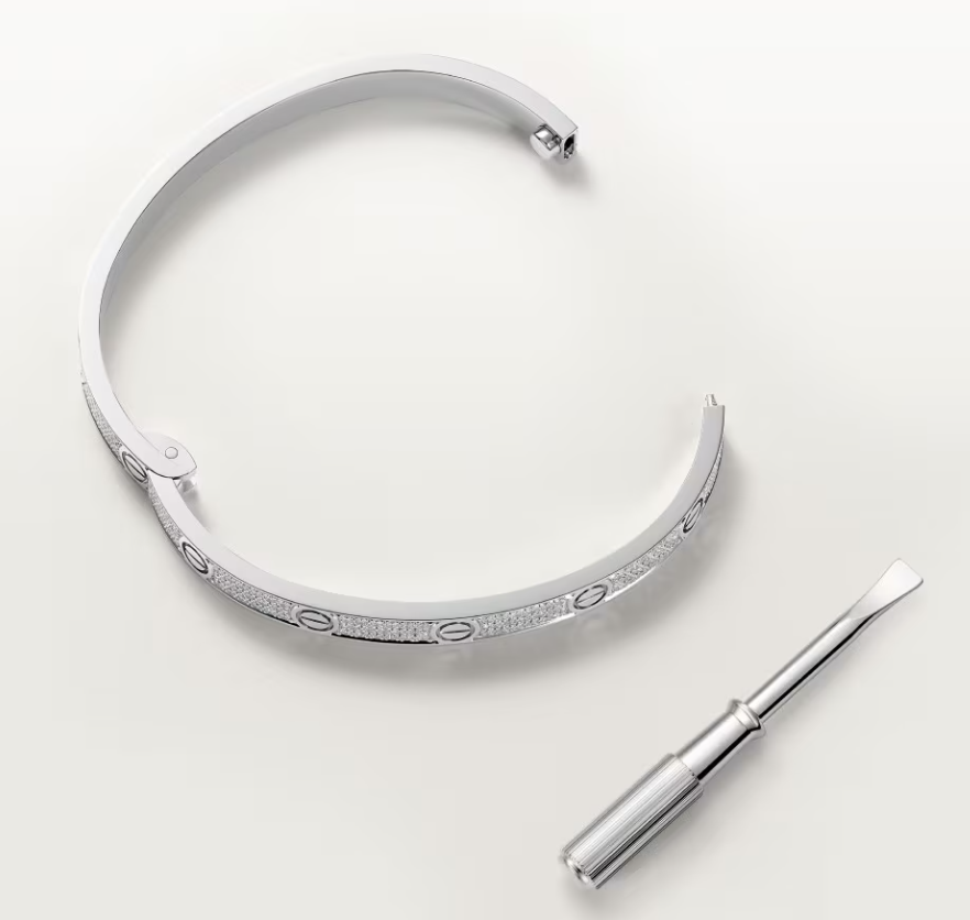 [Royal Top]NEW-LOVE-4.8MM-Width Diamond-Studded Bracelet