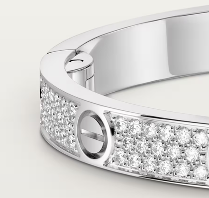 [Royal Top]NEW-LOVE-4.8MM-Width Diamond-Studded Bracelet