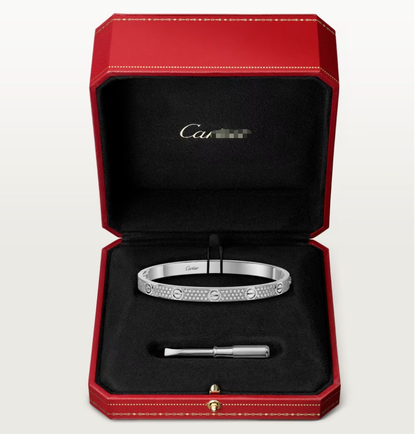 [Royal Top]NEW-LOVE-4.8MM-Width Diamond-Studded Bracelet