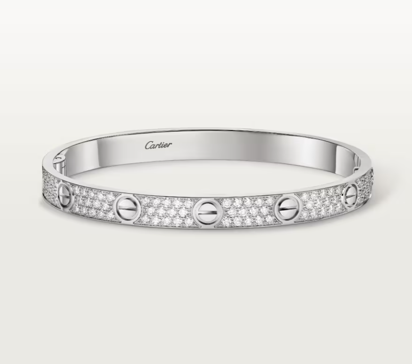 [Royal Top]NEW-LOVE-6.1MM-Width Diamond-Studded Bracelet