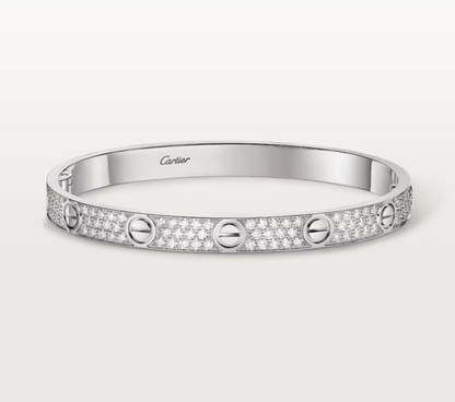 [Royal Top]NEW-LOVE-6.1MM-Width Diamond-Studded Bracelet