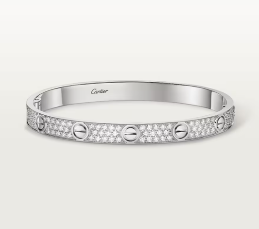 [Royal Top]NEW-LOVE-6.1MM-Width Diamond-Studded Bracelet