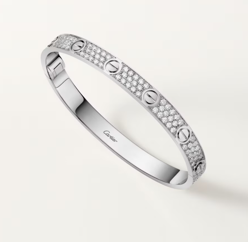 [Royal Top]NEW-LOVE-6.1MM-Width Diamond-Studded Bracelet