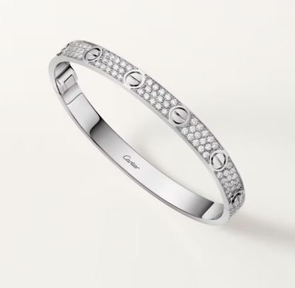 [Royal Top]NEW-LOVE-6.1MM-Width Diamond-Studded Bracelet