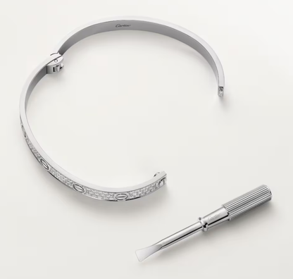 [Royal Top]NEW-LOVE-6.1MM-Width Diamond-Studded Bracelet