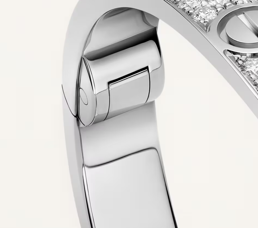 [Royal Top]NEW-LOVE-6.1MM-Width Diamond-Studded Bracelet