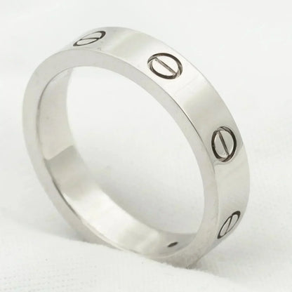 [Royal Top]LOVE RING 4MM 1 DIAMOND SILVER