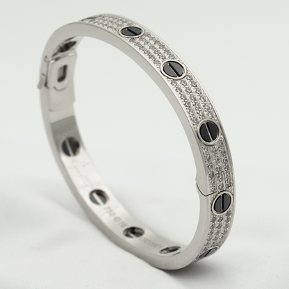 [Royal Top]LOVE BRACELET 6.1MM DIAMOND-PAVED CERAMIC