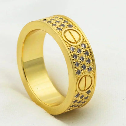 [Royal Top]LOVE RING 5.5MM DIAMONDS PAVED