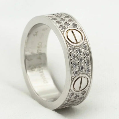 [Royal Top]LOVE RING 5.5MM DIAMONDS PAVED