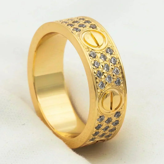 [Royal Top]LOVE RING 5.5MM DIAMONDS PAVED