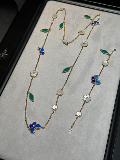 [Royal Top] 26 NEW CLOVER 15 MOTIFS LUCKY NECKLACE