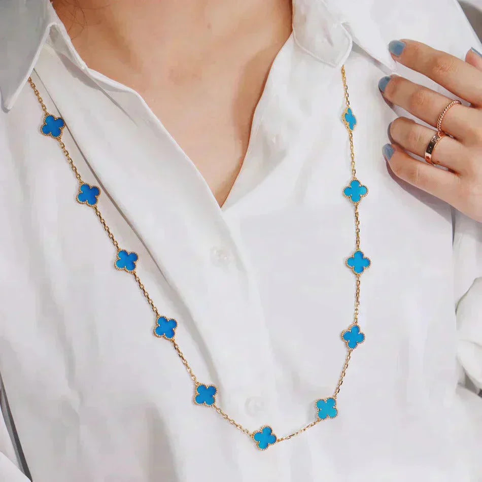 [Royal Top]CLOVER 20 MOTIFS TURQUOISE GOLD