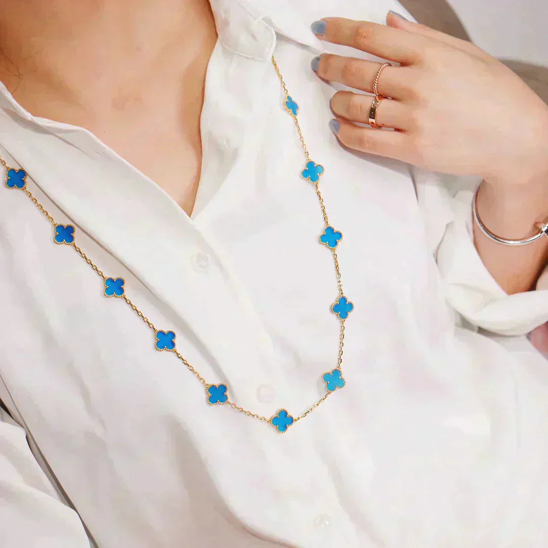 [Royal Top]CLOVER 20 MOTIFS TURQUOISE GOLD