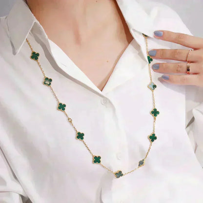 [Royal Top]CLOVER 20 MOTIFS MALACHITE GOLD
