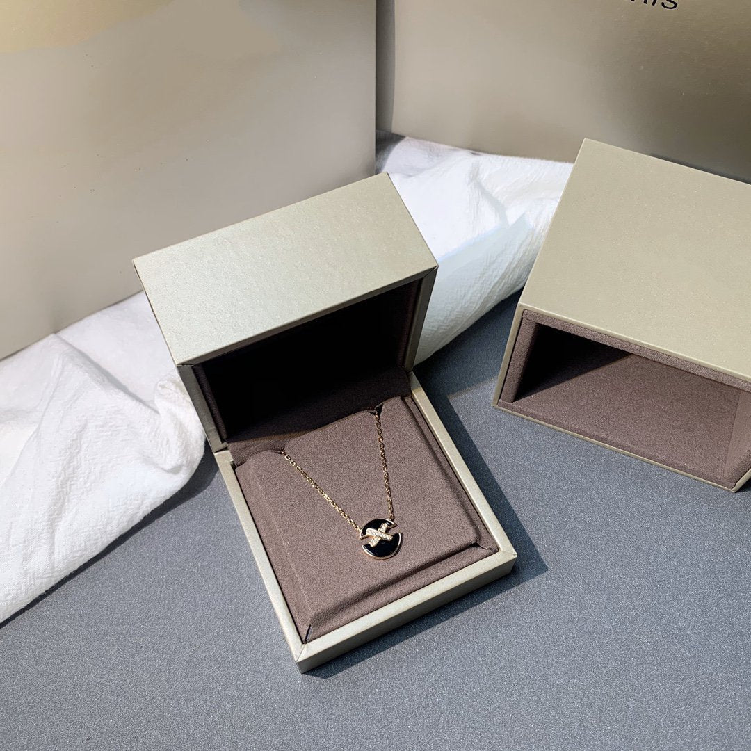 [Royal Top]JEUX DE PINK GOLD DIAMOND NECKLACE