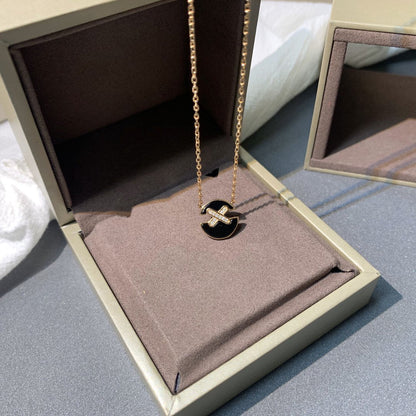 [Royal Top]JEUX DE PINK GOLD DIAMOND NECKLACE