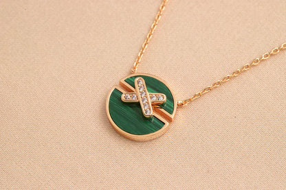 [Royal Top]JEUX DE ROSE GOLD DIAMOND NECKLACE