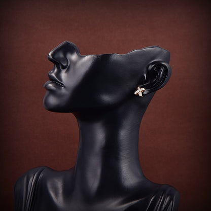 [Royal Top]JEUX DE GOLD DIAMOND EARRINGS