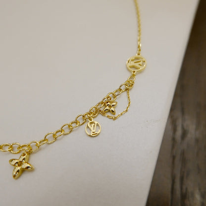 [Royal Top]BLOOMING SUPPLE NECKLACE BRASS