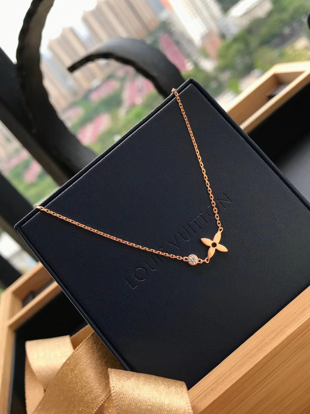 [Royal Top]BLOSSOM PENDANT PINK GOLD AND DIAMOND