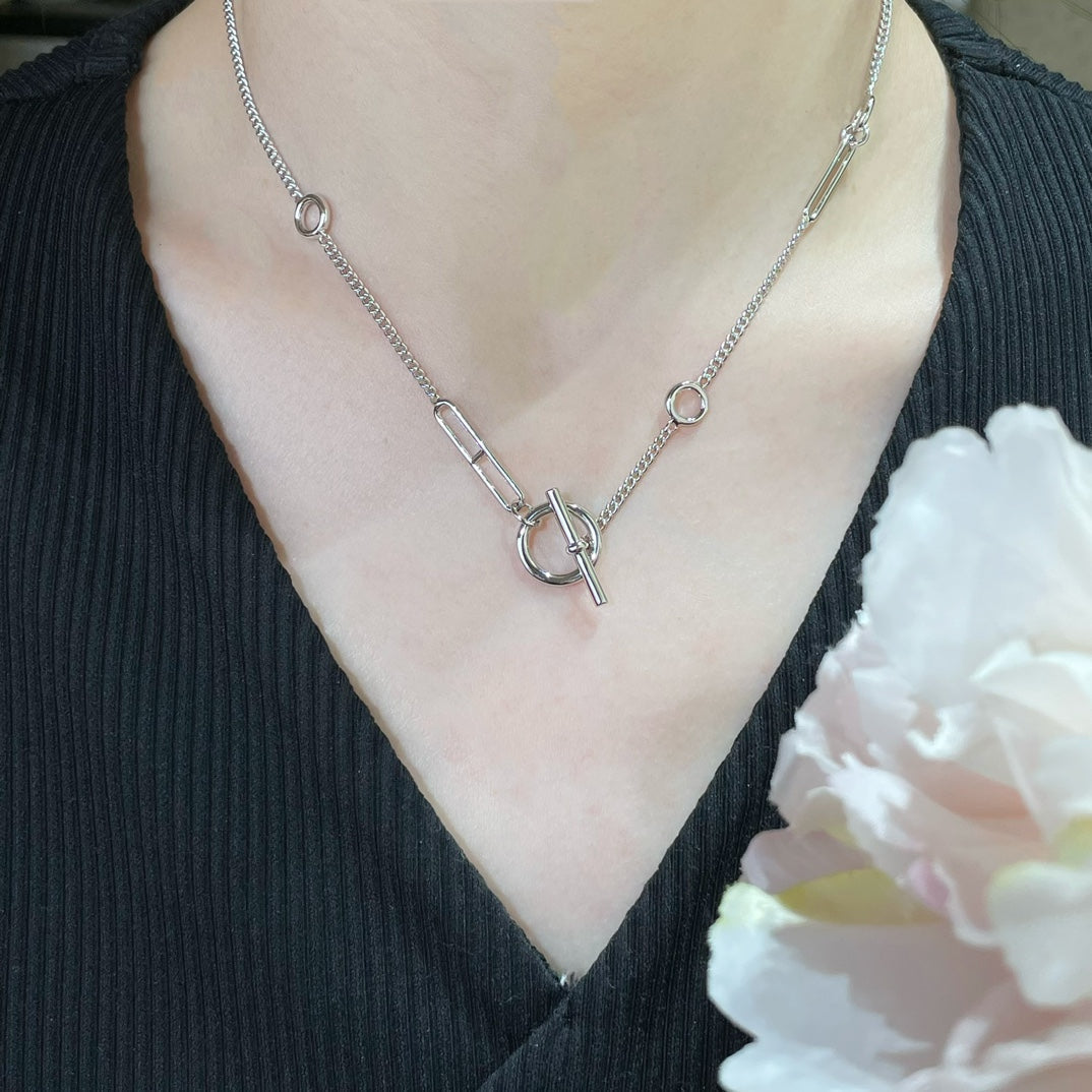 [Royal Top]HM STERLING CHAINE D'ANCRE HEART