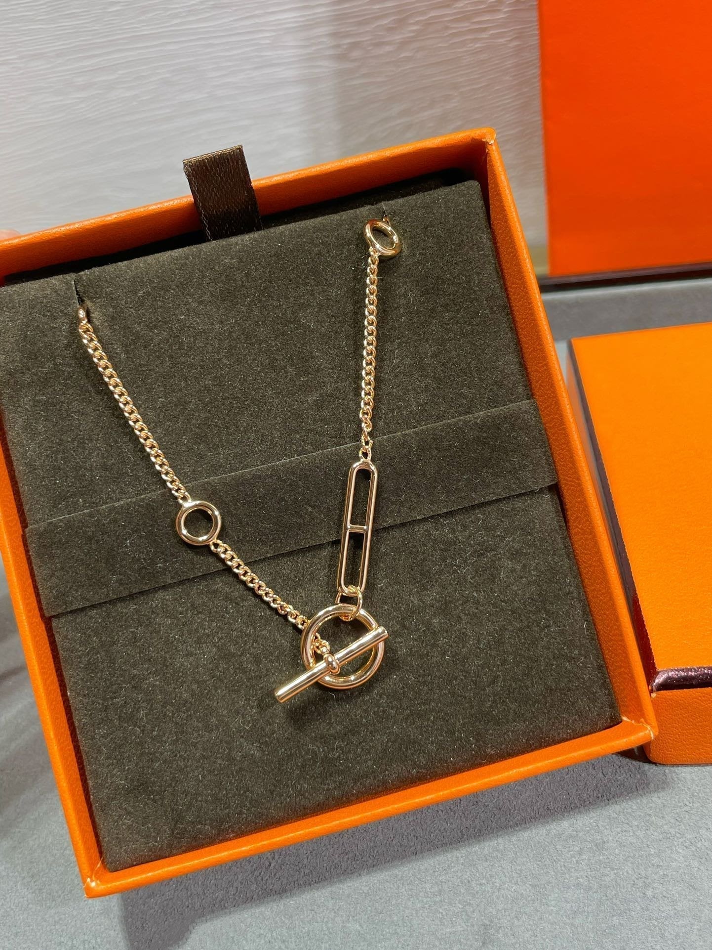 [Royal Top]HM STERLING CHAINE D'ANCRE HEART