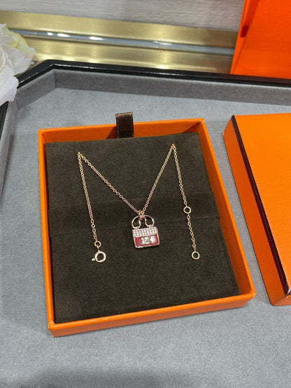 [Royal Top]H CIRCE MOISSANITE PENDANT NECKLACE GOLD