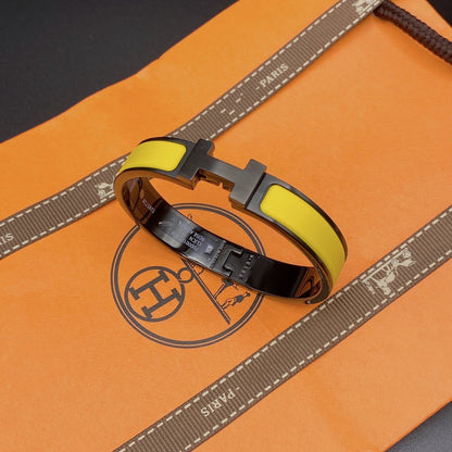 [Royal Top]CLIC HM SO BLACK YELLOW BRACELET