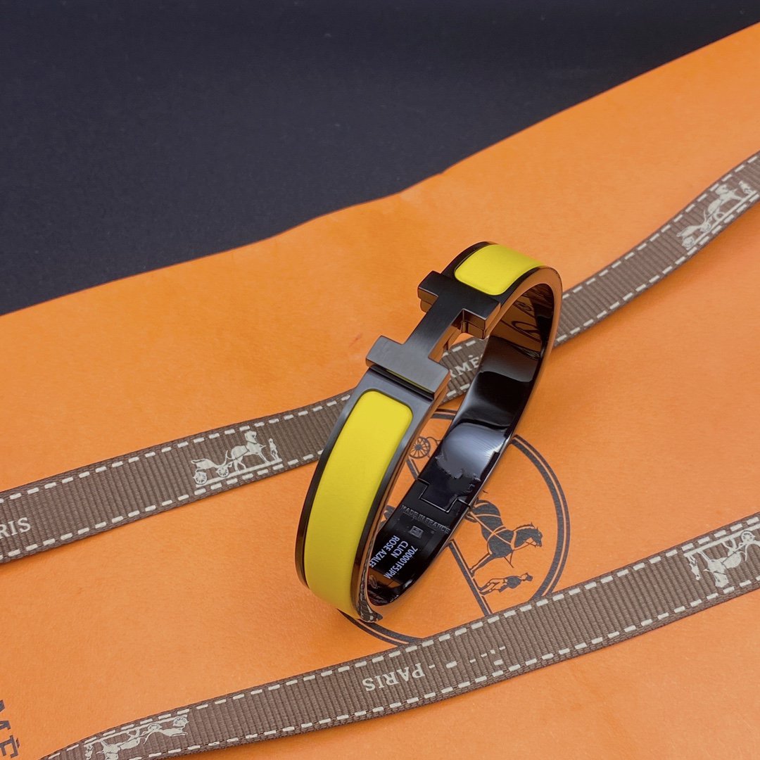 [Royal Top]CLIC HM SO BLACK YELLOW BRACELET
