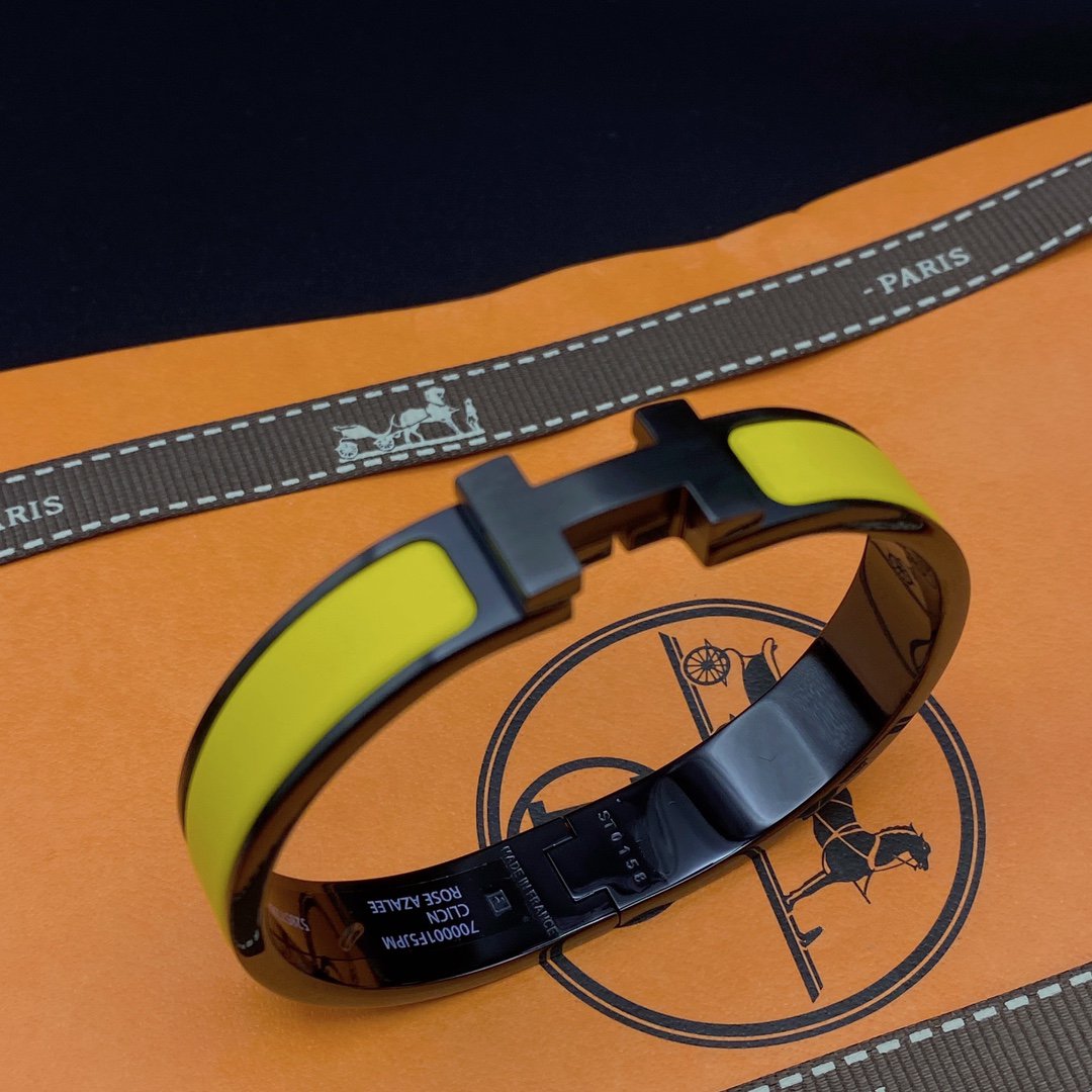 [Royal Top]CLIC HM SO BLACK YELLOW BRACELET