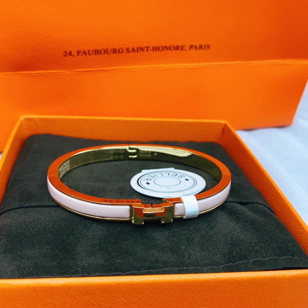 [Royal Top]CLASSIC HM CLIC  PINK 8MM ENAMEL BRACELET