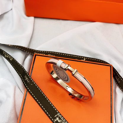 [Royal Top]CLASSIC HM CLIC  PINK 8MM ENAMEL BRACELET