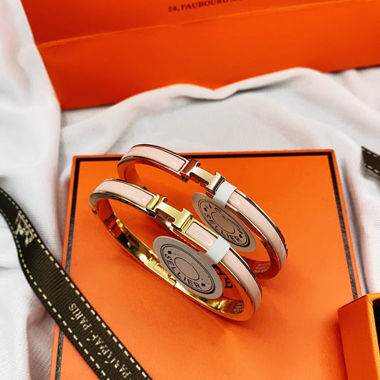 [Royal Top]CLASSIC HM CLIC  PINK 8MM ENAMEL BRACELET