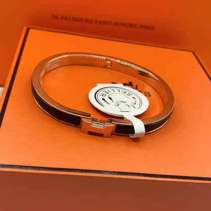 [Royal Top]CLASSIC HM CLIC BLACK 8MM ENAMEL BRACELET
