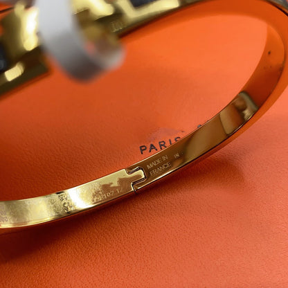 [Royal Top]CLASSIC HM CLIC BLACK 8MM ENAMEL BRACELET