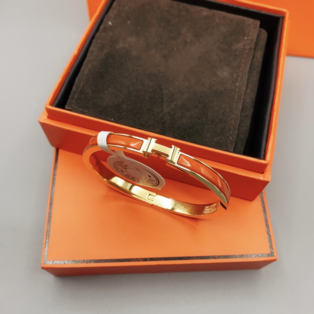 [Royal Top]CLASSIC HM CLIC RED 8MM ENAMEL BRACELET