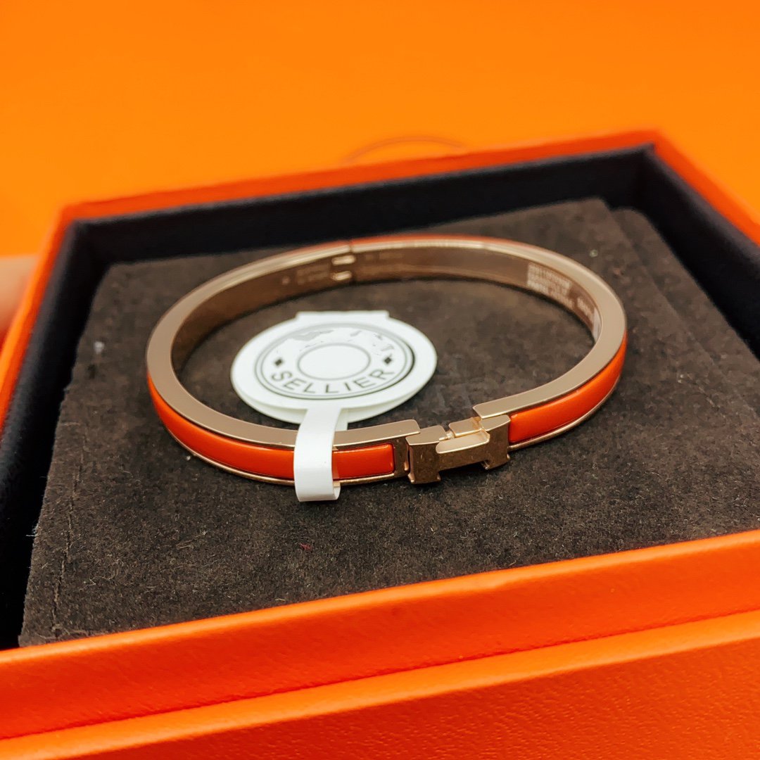 [Royal Top]CLASSIC HM CLIC RED 8MM ENAMEL BRACELET