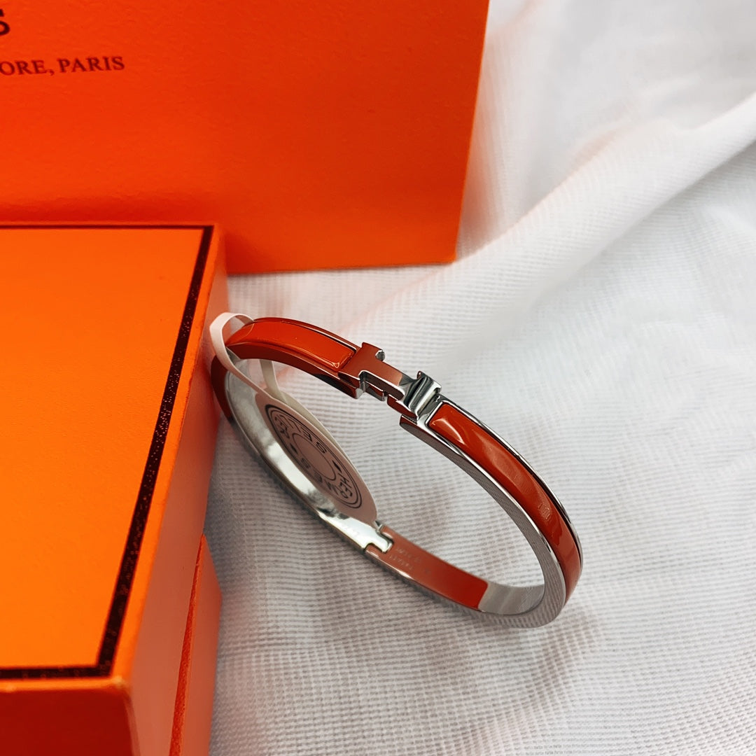 [Royal Top]CLASSIC HM CLIC RED 8MM ENAMEL BRACELET